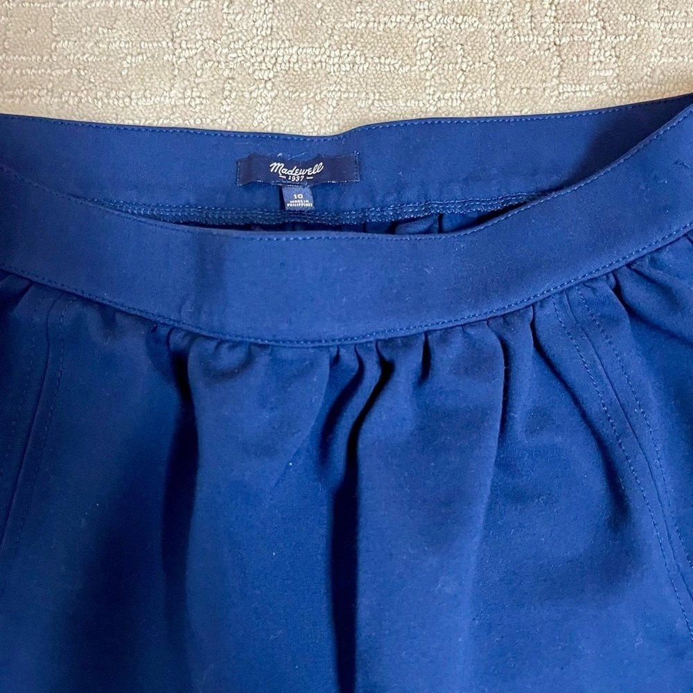 Madewell Navy Blue Women's Skirt size 10 - Picture 2 of 3